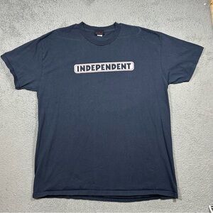 Y2k Independent Trucks navy skateboarding tee Men’s 2XL 0384